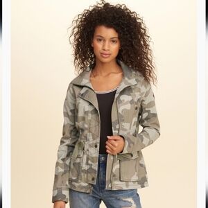 Hollister Camouflage Utility Jacket